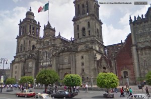 Zocalo and the cathedral, Mexico City